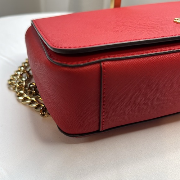 Tory Burch Red Leather Shoulder or Crossbody Bag - Picture 6 of 8